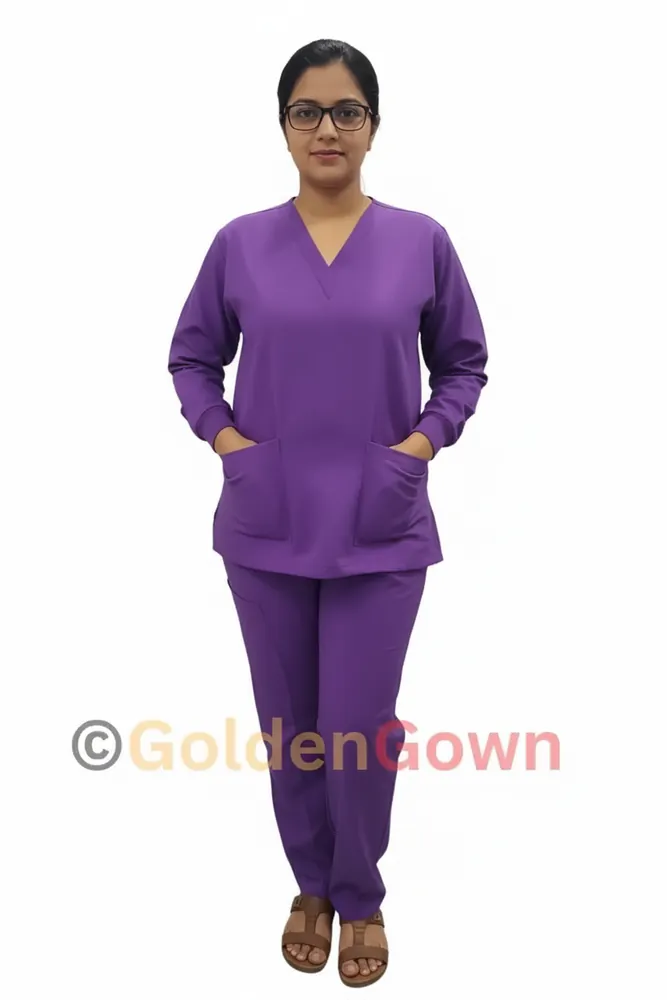CozyCare Winter Womens Scrub